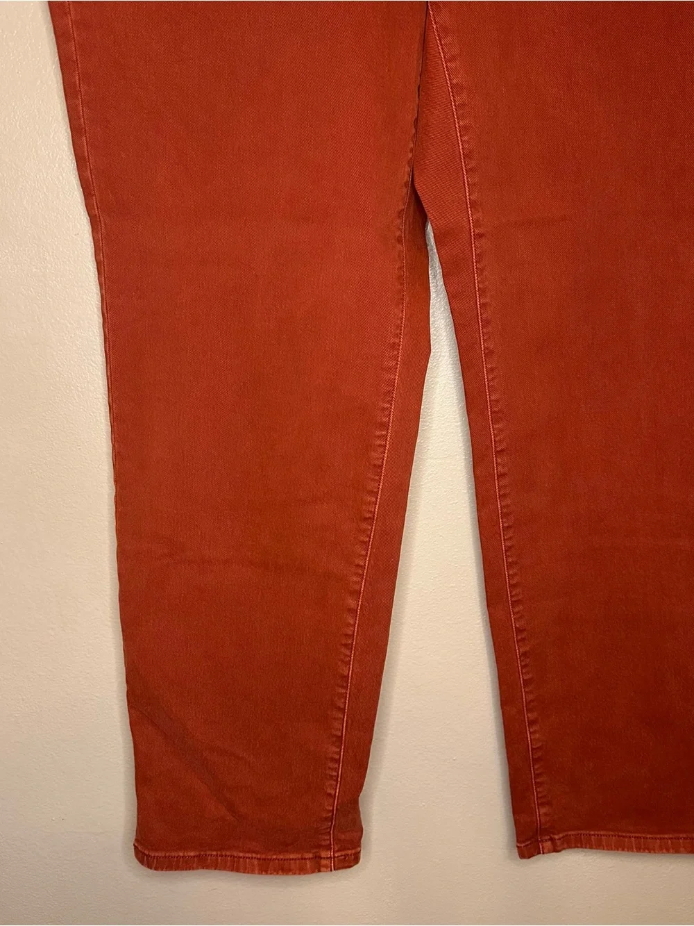 NWT Lane Bryant Signature High-Rise Straight Jeans Burnt Orange